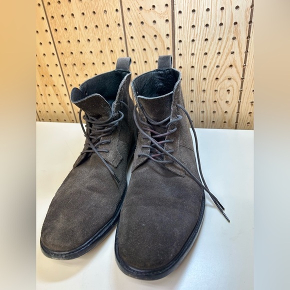 All Saints Dark Brown Chukka Boots main image 9